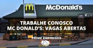 Trabalhe Conosco McDonald's